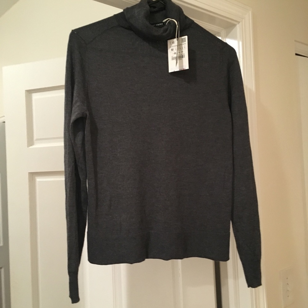 Grey Zara turtleneck